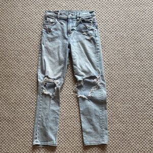 American Eagle Outfitters Light Blue Boyfriend Jeans